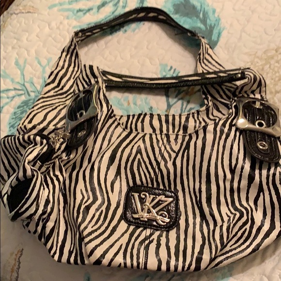 Kathy Van Zeeland Handbags - Kathy Van Zeeland zebra purse
